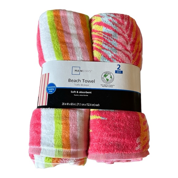 2 beach towels NWT - Picture 1 of 3